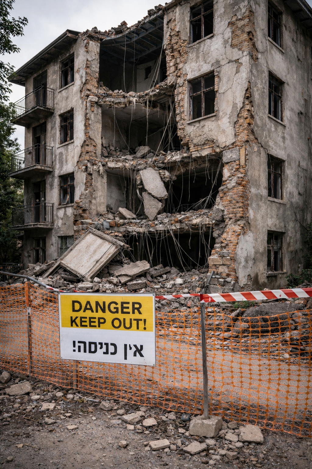 התעלמות מצו מבנה מסוכן – מבנה מוזנח ומסוכן