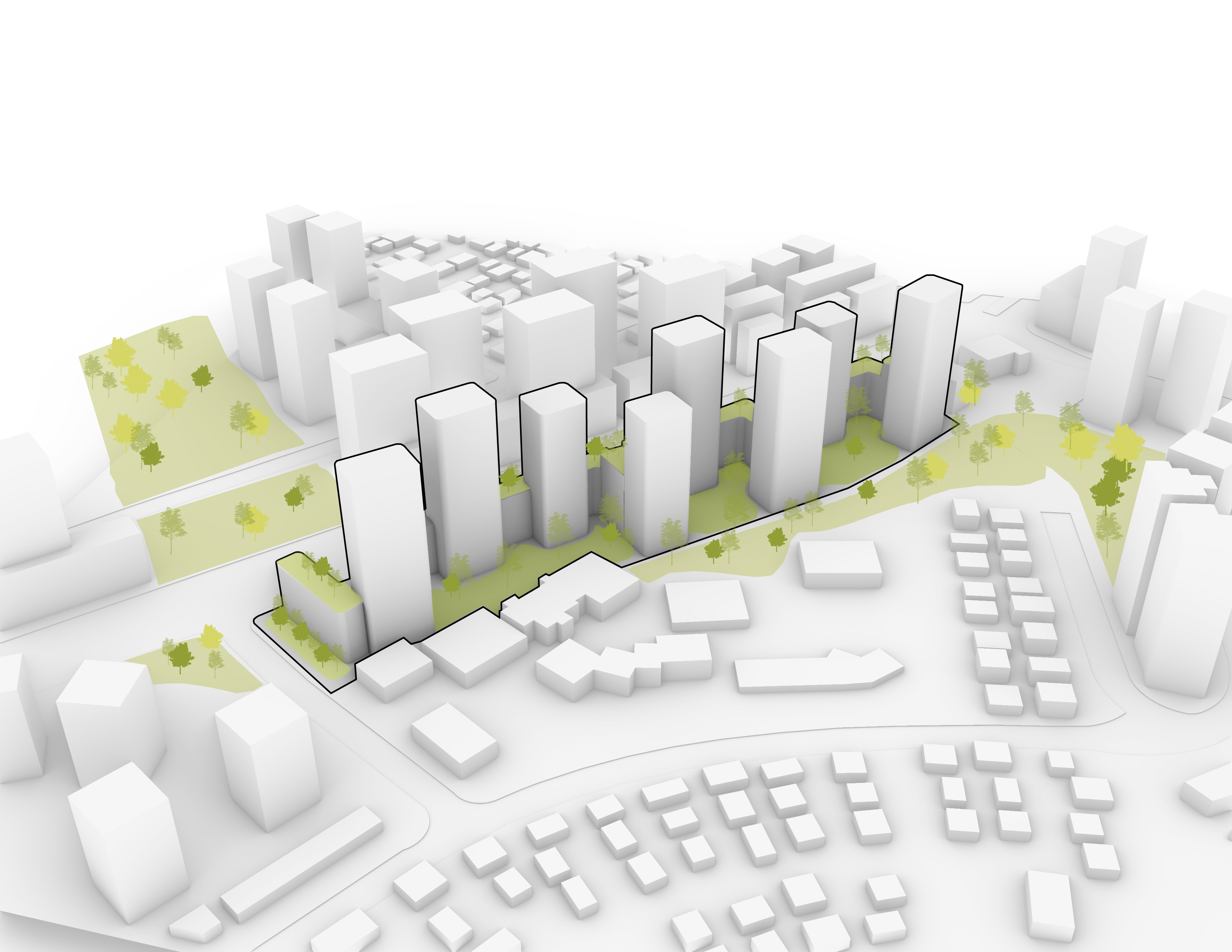 פינוי-בינוי – הדמיית פרויקט בנייה חדשה